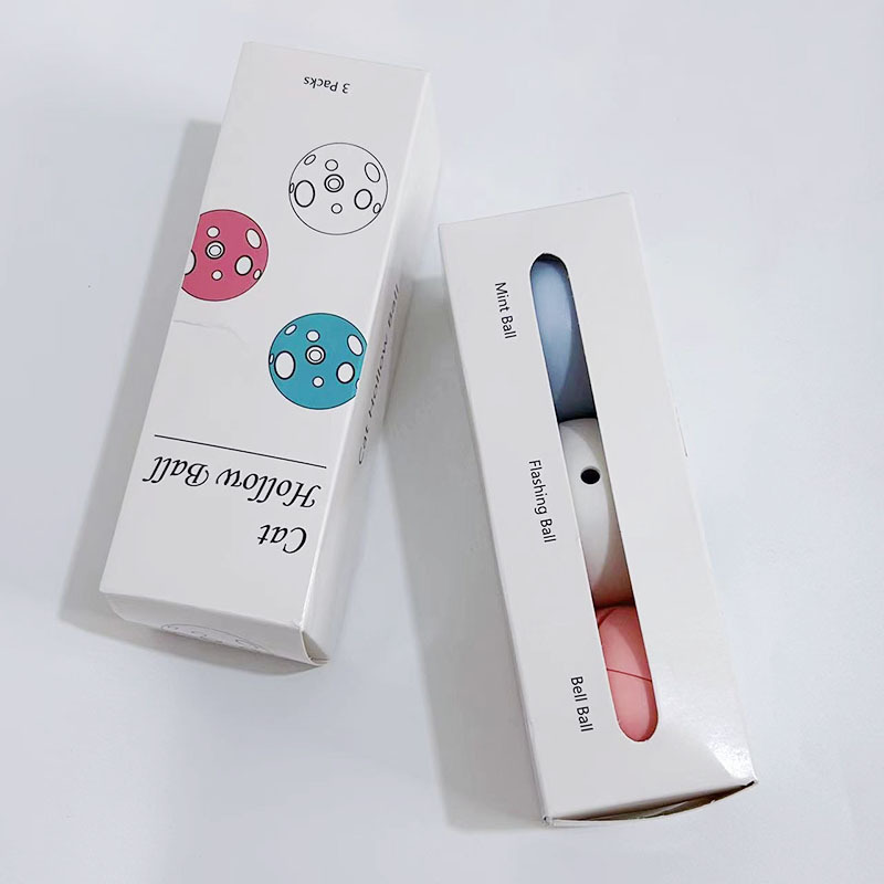 Nuevo gato bolas de juguete bolas de campana de cara de gato bolas de flash bolas de menta para gatos juego de juguetes de plástico