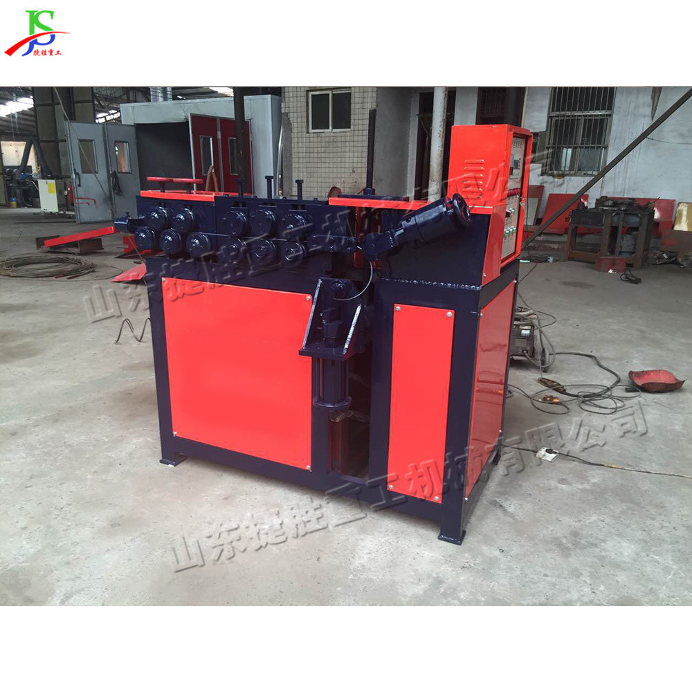 Máquina formadora de nervaduras en espiral pequeña Máquina circular de ajuste de barras de acero CNC automática Máquina dobladora de barras de acero pretensado de puente