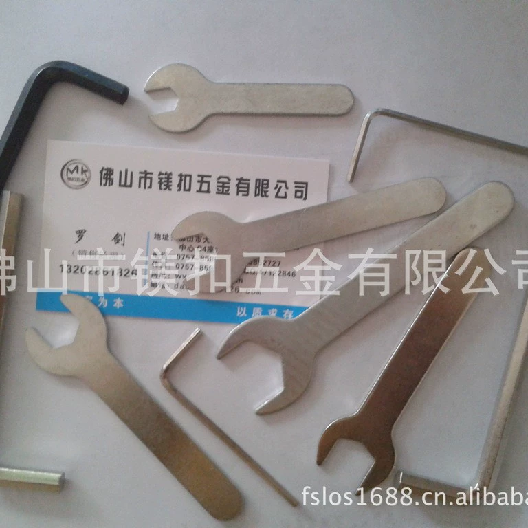 Оптовая продажа от производителя: простой маленький ультратонкий одноразовый гаечный ключ, поддержка электронной коммерции, внешний шестигранный штампованный разводной ключ