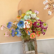 高级感3D猫眼菊仿真花小红书爆款太阳花假花婚庆用花插花门头装饰