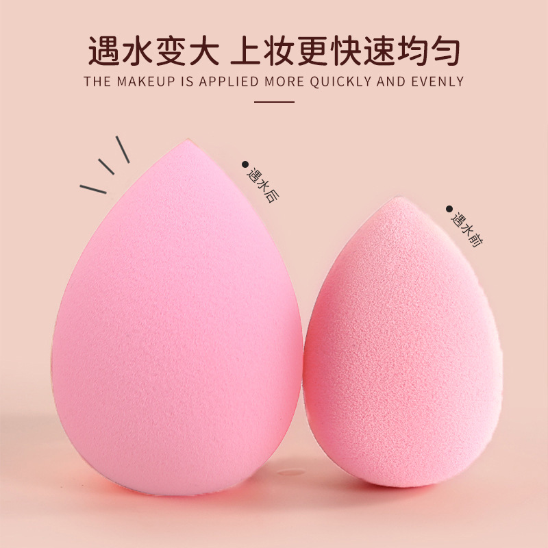 Huevo de belleza, maquillaje húmedo y seco, cojín de aire, esponja, soplo de polvo, no es fácil de comer, maquillaje en polvo, fabricantes de belleza transfronterizos al por mayor
