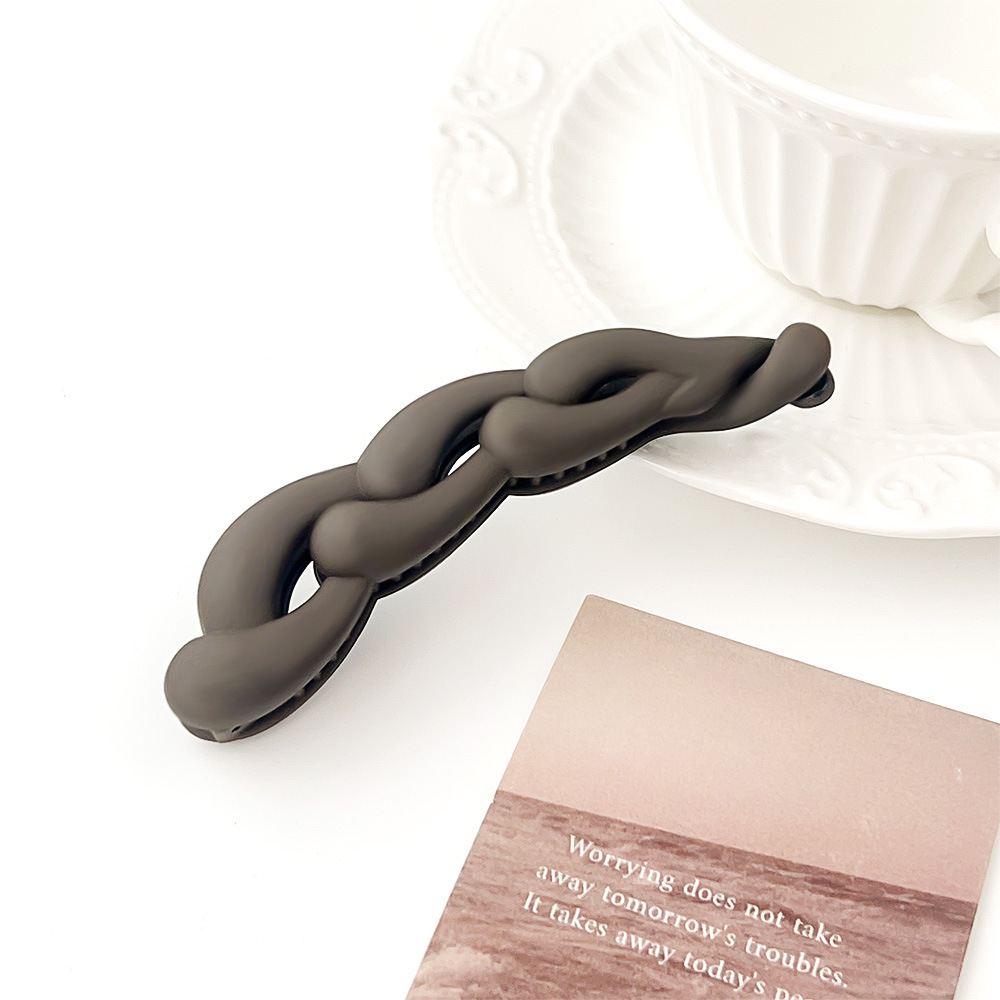 Barrette banane minimaliste pour queue de cheval haute mate_voghion.com