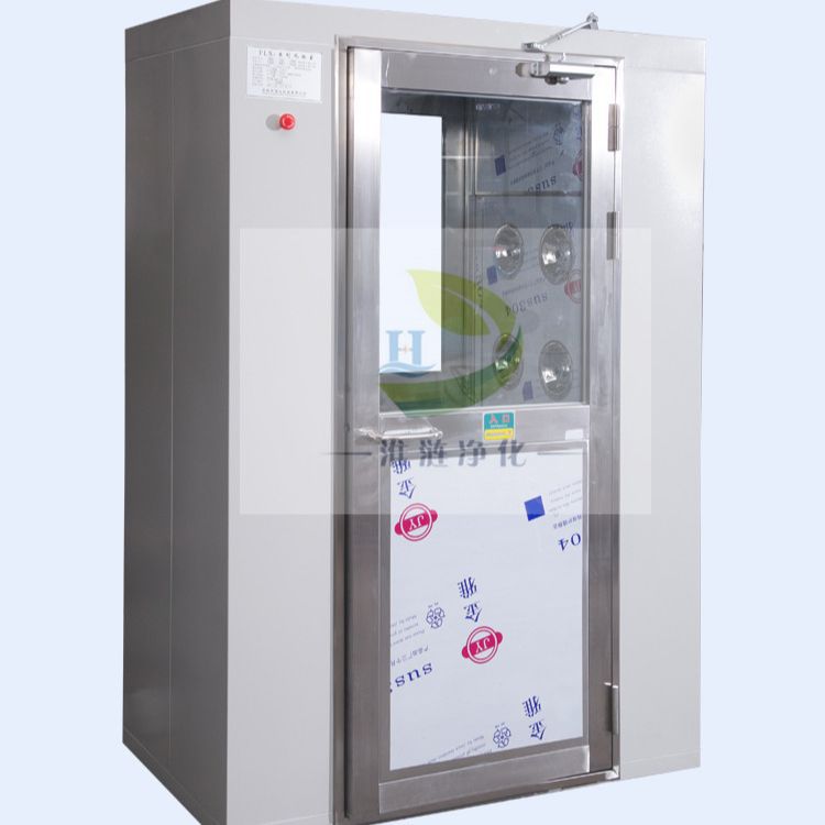 风淋室QS认证智能单人双吹双人双吹201/304不锈钢全自动互锁