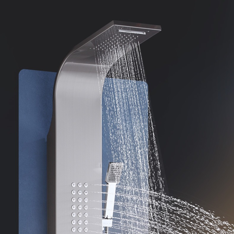 pantalla de ducha de acero inoxidable set de ducha de cinco niveles de agua de ducha presurizada doméstica fábrica de pantalla de ducha al por mayor comercio exterior