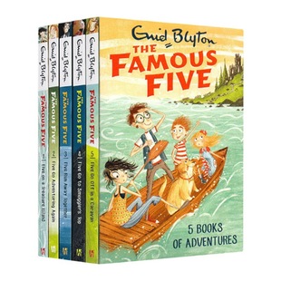 Crazy Detective Group 1-5 English Original The Famous Five 5-Book Collection