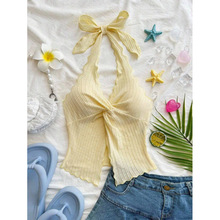 P 73366 Halter Tie Cutout Camisole �Ҳ�ϵ���ο����õ���