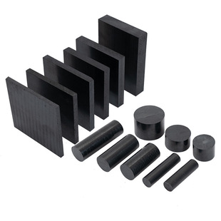 Black Pps Plate High Temperature Resistant Polyphenylene Sulfide Fiber Reinforced Black Wear-Resistant Gf40Pps Round Rod Cnc Zero-Cut Processing