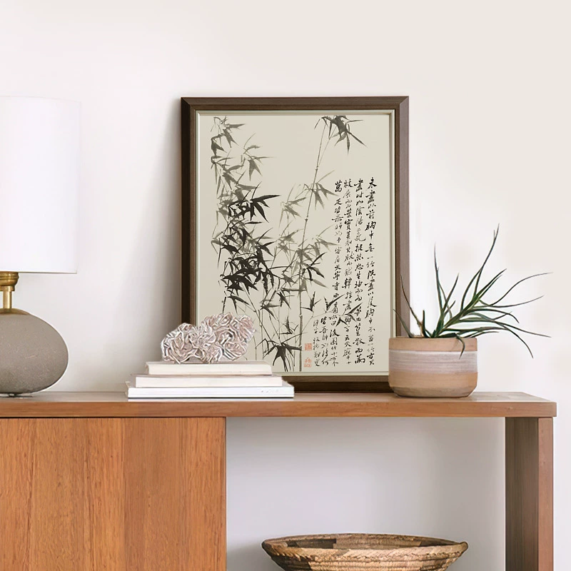 ⇖ Zheng Banqiao Bamboo 2 Zen New Chinese Style Study Office Landscape Painting Decorative Painting Inkjet Printing