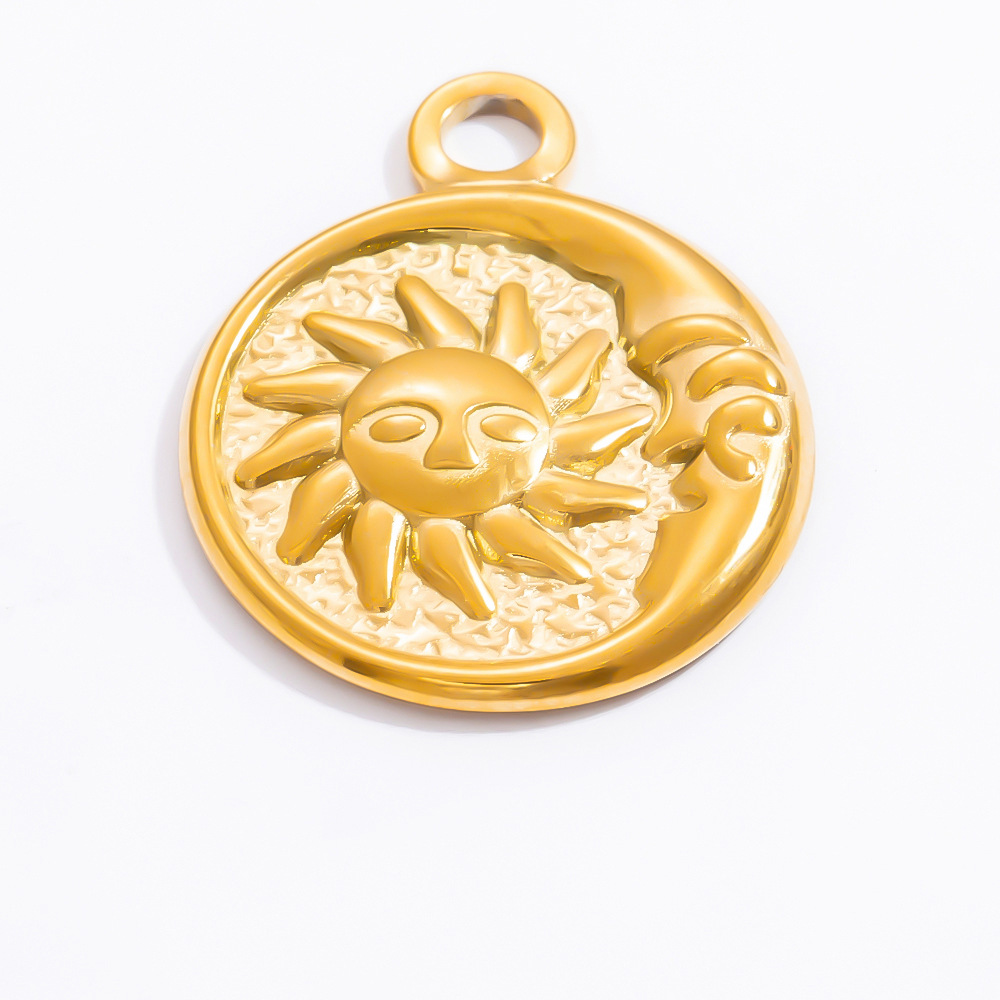 3g Weight 0.03µm-0.05µm Gold Plating Thickness PVD Coated Gold Plating Process Pendant Jewelry Making Type 32.47mm Jewelry Making Size Real Gold Plated Plating Material Pearl, Zircon Inlay Material DIY Jewelry Accessories Classification 1 Piece Quantity 304 Stainless Steel Material Sun, Moon, Heart Shape Pattern All Seasons Season Polished Finish Simple Style Style Waterproof Non Tarnish, Inlay Craft 1 Piece 32.47mm 304 Stainless Steel Pearl Zircon PVD Coated Real Gold Plated Sun Moon Heart Shape Polished Pendant DIY Jewelry Accessories 12