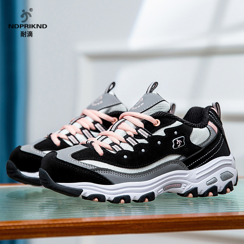 Ndpriknd Anti-Drip Panda Shoes Classic New Year Shoes Men's and Women's Shoes Sports Lightweight Versatile Thick-Soled Luxury Running Shoes