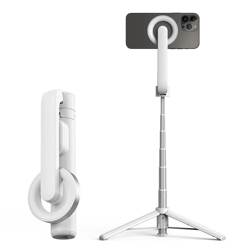 Mobile phone tripod Dispho handheld 2-in-1, magsafe magnetic & Bluetooth, up to 64.5 cm