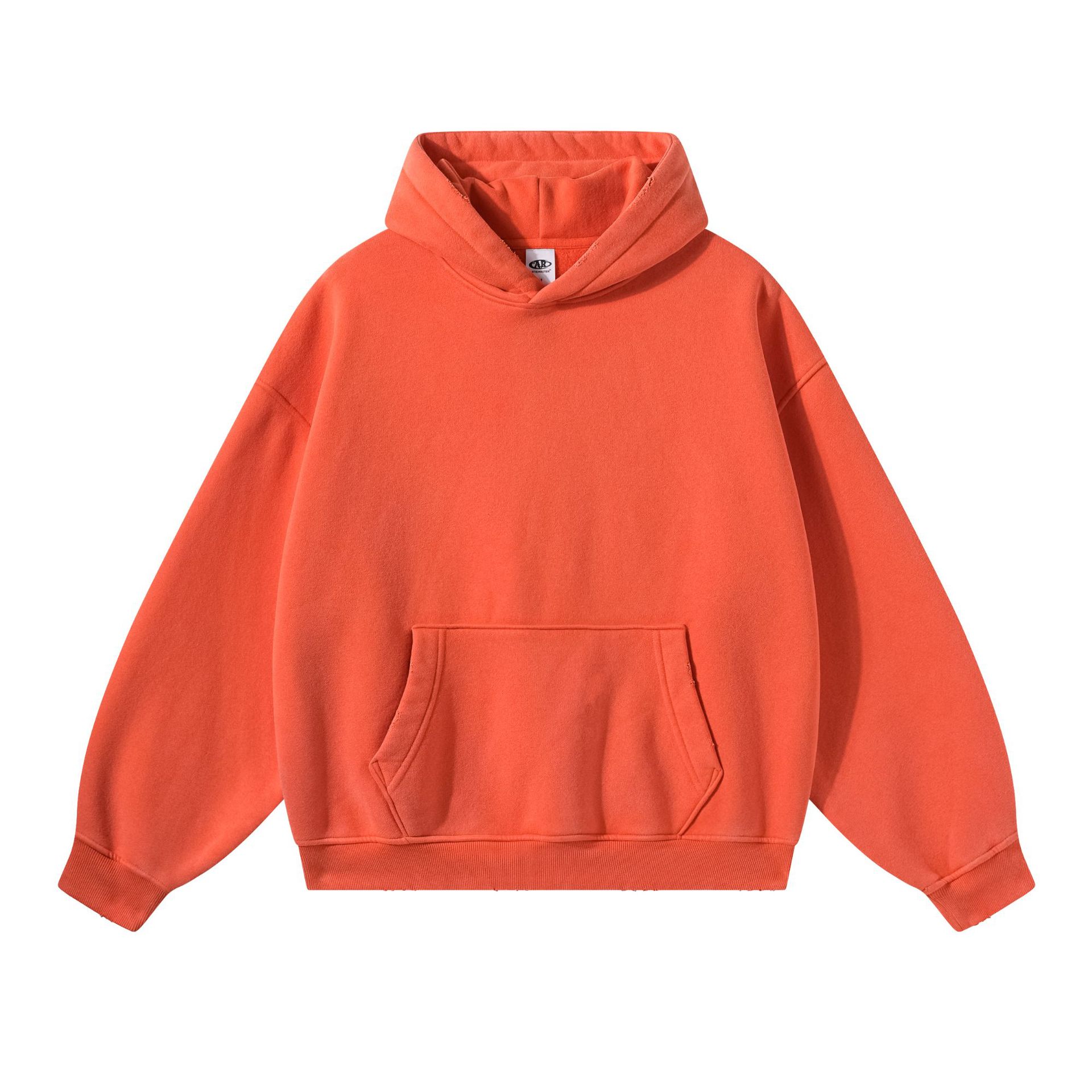 Transfronterizos de gran tamaño americano retro hombre suéter pesado chaqueta suelta Europa y América hombre sudadera con capuchón hombre