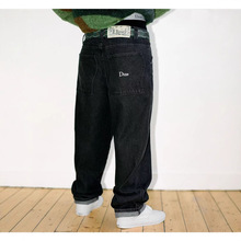 潮流街头滑板Dime Baggy直筒宽松休闲DENIM PANTS洗水牛仔长裤男