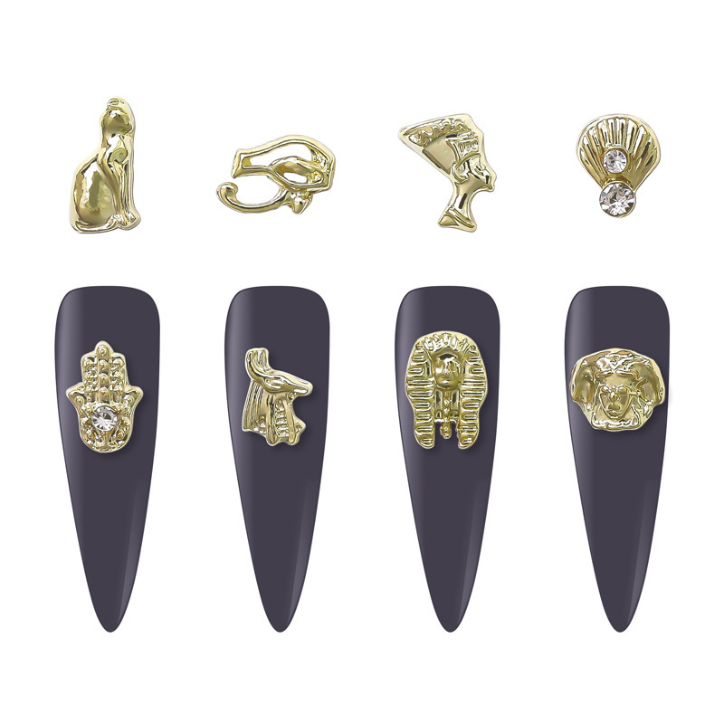 8 Types of Pharaoh Cleopatra Alloy Diamond Nail Polish Gel Metal Nail Decoration Accessories Cleopatra Diamond 8 Types of Pharaoh Cleopatra Alloy Diamond Nail Polish Gel Metal Nail Decoration Accessories Cleopatra Diamond