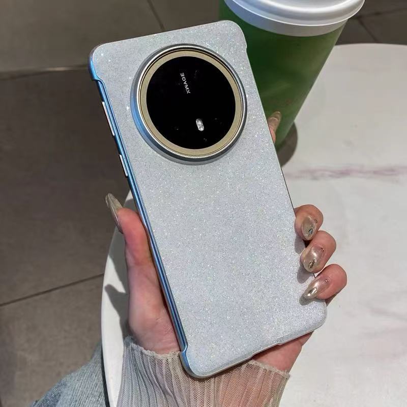 Brillo de color sólido simple sin bordes para Huawei Mate70Pro funda para teléfono móvil 60 nuevo P70Pro/70 hombres y mujeres