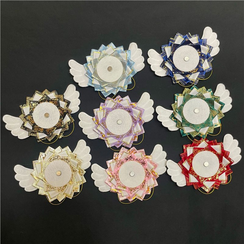 Lovable wind angel's wings are gorgeous and suitable for 55-75 pain packaging ornaments secondary brooch