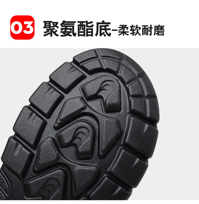 Dép sandal nam da bò đế dày chống trượt kiểu mới mùa hè, dép lê hở ngón mũi tròn — Màu nâu, màu đen chi tiết 18