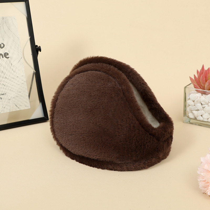 新しい冬用メンズ・レディース保温イヤーマフ、厚手のファー付き防風・防寒イヤーマフ、在庫あり