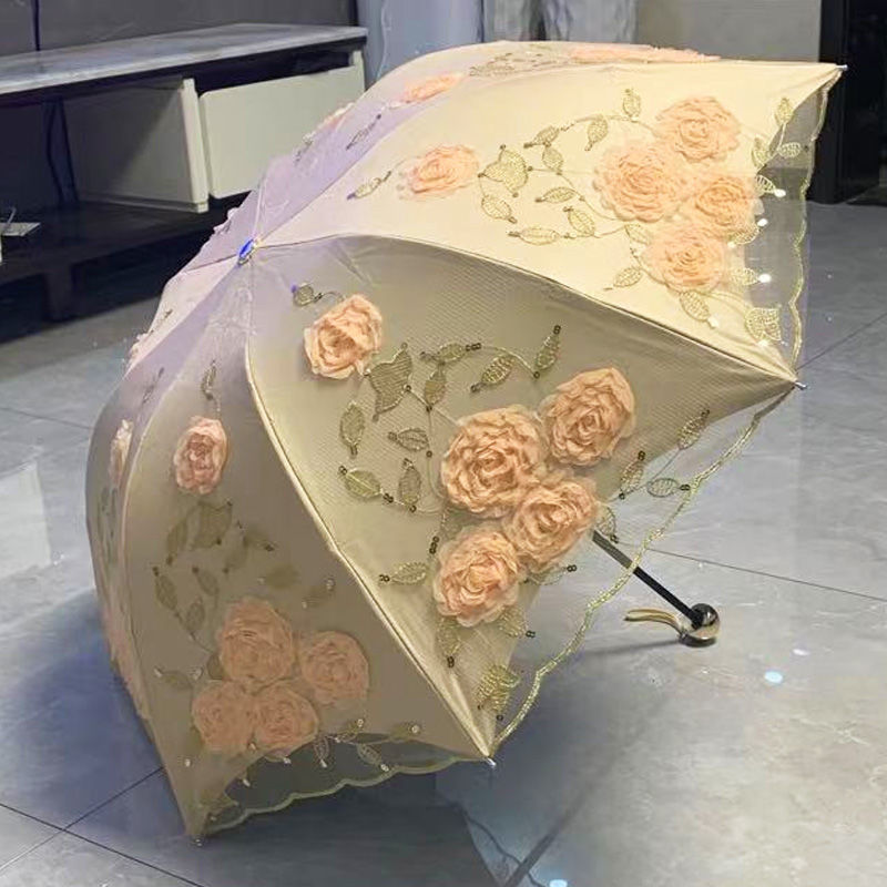 9266ベージュ三つ折り