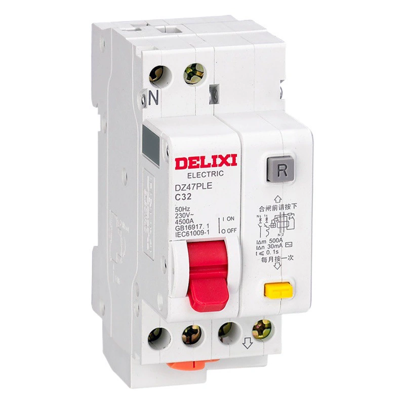 Защита от утечки Delixi DZ47PLE Бытовая защита от утечки 1P + N DPN 6/10/32A/25A/40A/20A