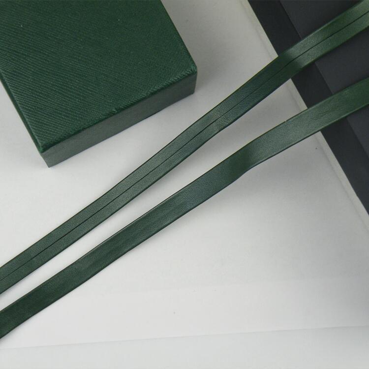 1 cm de color pu prensado banda de borde accesorios de prenda de vestir banda de borde textil decoración de cuero accesorios cuerda