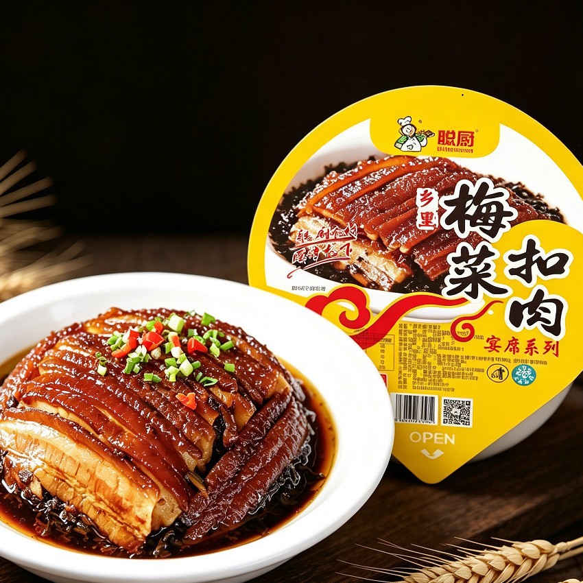 聪厨梅菜扣肉428g*24盒 快手菜熟食加热快餐半成品美食包邮