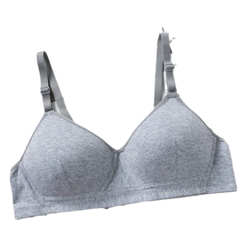 Хлопковое нижнее белье для девочек в Корейском стиле, мягкий стерео пуш-ап без стального кольца, легкий дышащий бюстгальтер для студентов 801 #