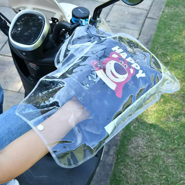 [New Gloves] Winter Electric Car Handle Set fleece-lined Warm Gloves Motorcycle Cotton Waterproof and Rainproof