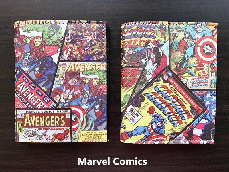 Q version of anime with zipper small coin purse for students and teenagers short 20% discount personalized graffiti trend men's wallet