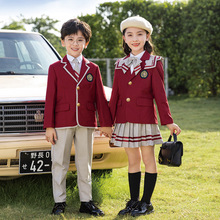 冬季学院风童装 幼儿园园服中小学生班服校服儿童西装花童礼服批