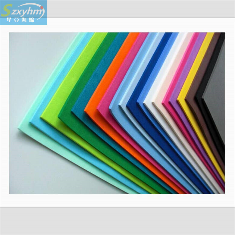 冲压EVA 冲压珍珠棉 冲压海绵 背胶绒布彩色EVA防水坐垫防震