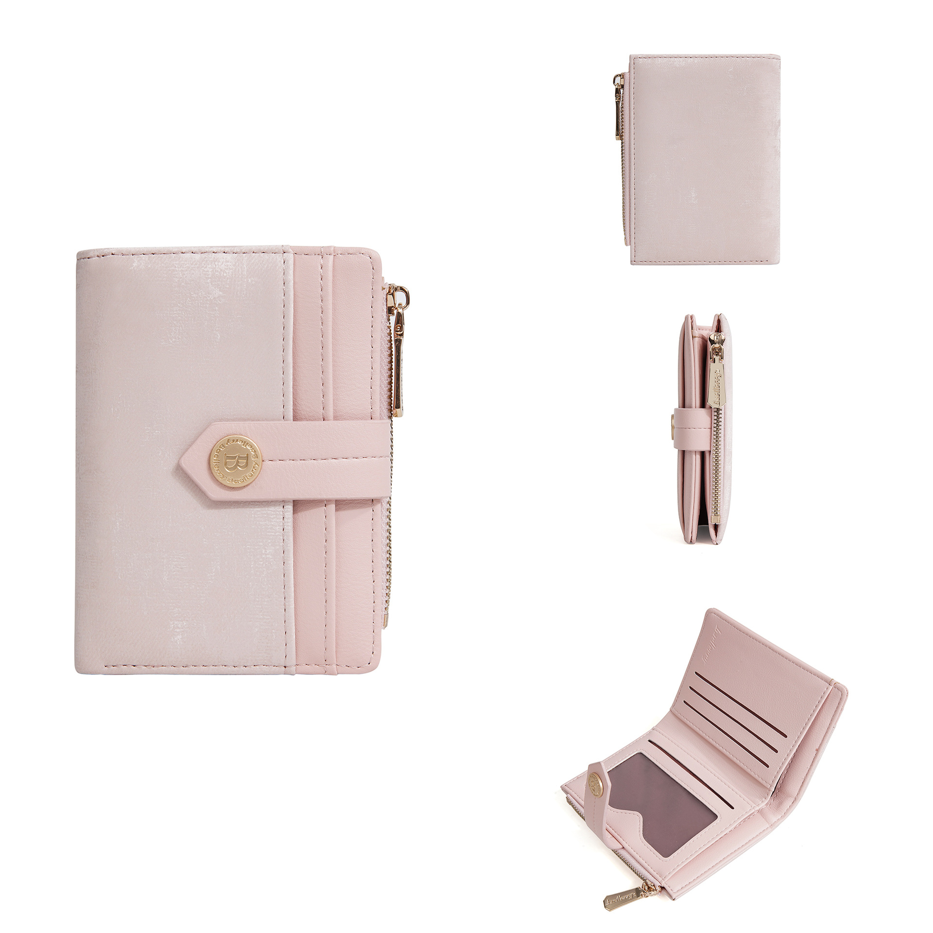 ウォレット カード ホルダー オールインワン レディース クロスボーダー 学生 レディース ハイエンド ショート インスタイル カード ホルダー ジッパー バッグ 小銭入れ