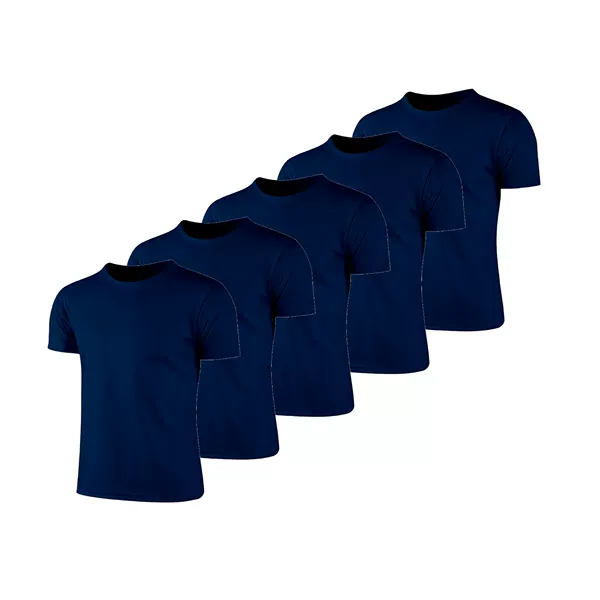 Temu Us Version Cross-Border Quick-Drying T-Shirt Tiktok Round Neck Short-Sleeved European and American Hot-Selling Sports Plus-Size T-Shirt in Stock