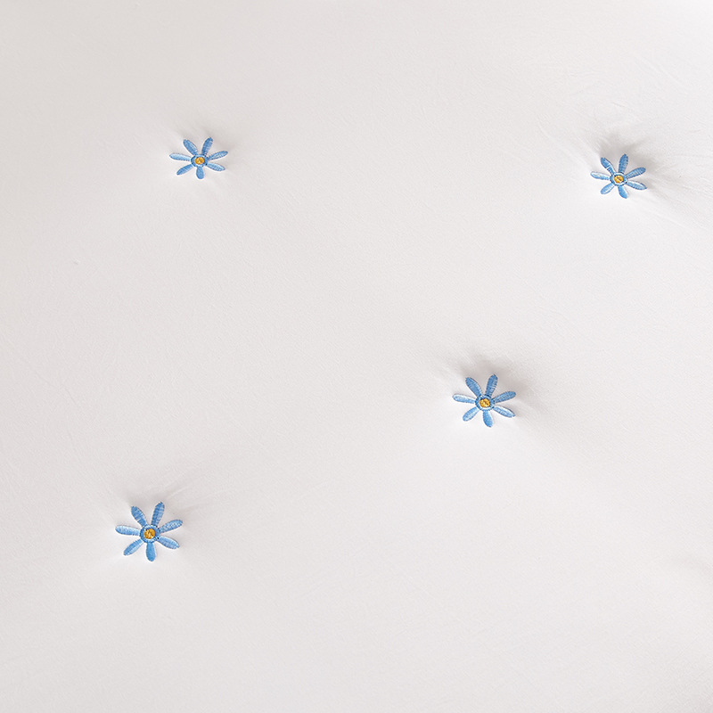 2024 nuevo estilo Clase A algodón lavado bordado sábana funda de cama acolchada funda de colchón para el hogar ropa de cama al por mayor