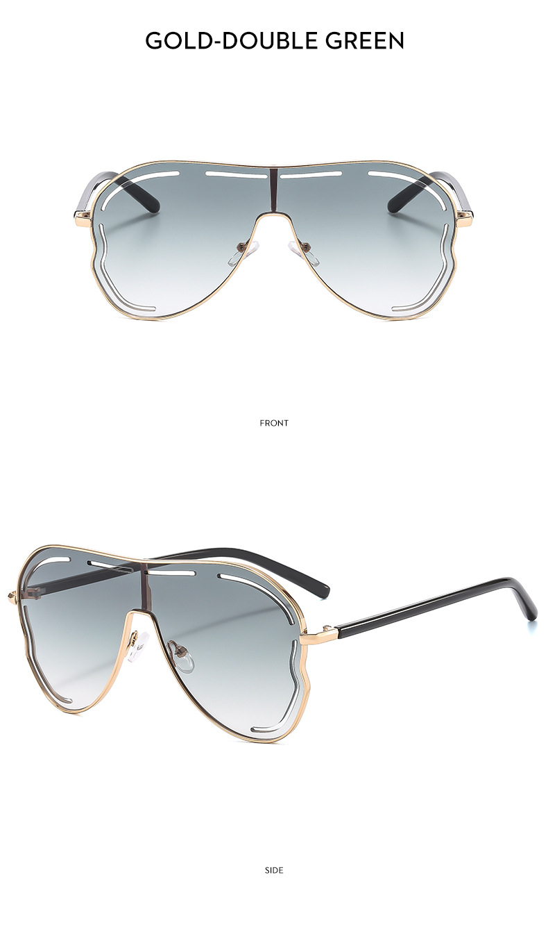 54g Weight Full Frame Glasses Structure Sunglasses Classification PC, UV400 Protection Lens Material toad glasses Glasses Style Outdoor, Travel Occasion Gradient Color Pattern All Seasons Season Unisex Gender Streetwear Style Streetwear Gradient Color PC UV400 Protection Toad Glasses Full Frame Women's Sunglasses 18
