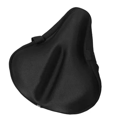 Extra-large, thickened silicone seat Electric car cushion - silicone-straight-groove-style-straps-todays-super-low-price