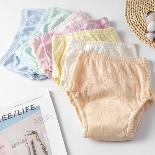 Infant and Toddler Pants Children's Potty Training Pants for Men and Women Baby Washable Diaper Learning Pants Summer Thin Style