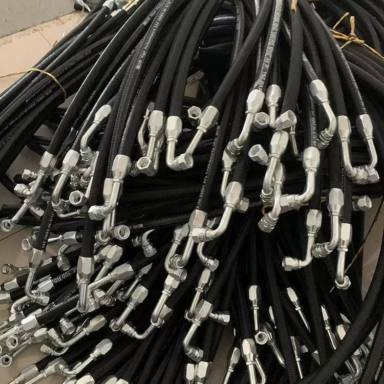 空压机黑色输水胶管鑫泽液压胶管低压夹布输水软管