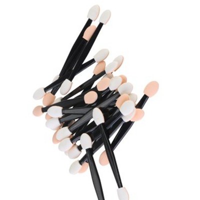 メイクブラシ 両端使える柔らかスポンジアイシャドウチップ