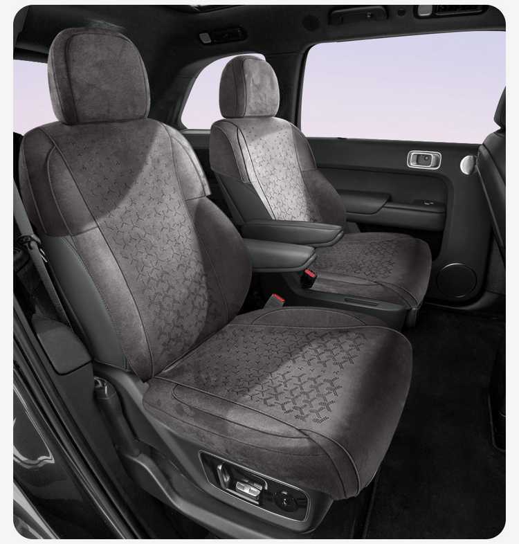 Car Seat Cover for Li Auto i8 All Seasons Rams Suede