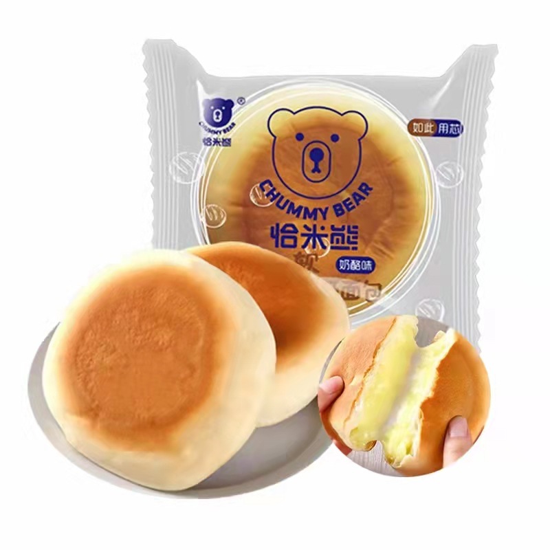 恰米熊奶酪夹心面包早餐代餐软面包甜品食品小吃零食散装批发整箱|undefined