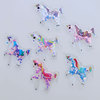 Transparent nail sequins PVC with bow, children's hair accessory