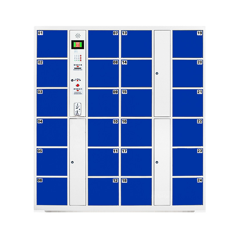 Supermarket electronic storage cabinet Shopping Mall smartman face…