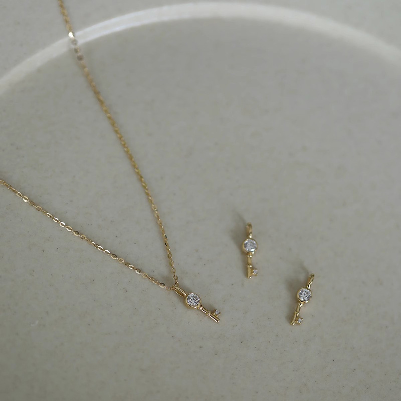 925 sterling silver Chain Material 1 Piece 925 Sterling Silver Solid Color 925 Sterling Silver Cable Chain Pendant Necklace