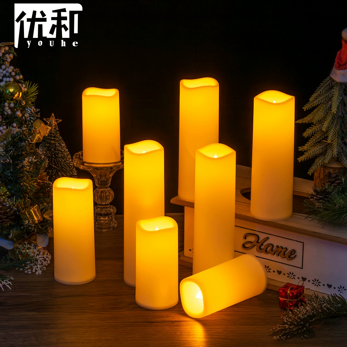 Новая волна цифровых свечей ночник для вечеринок, концертов, декора, романтического признания, атмосферы, реквизит