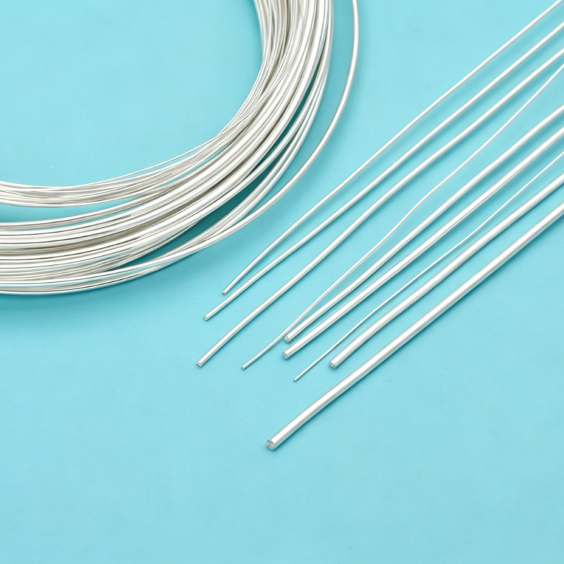 Pure Silver 999 Silver Wire, Pure Silver Thread, Jewelry DIY Inlay Bracelet Necklace Making Materials, Silver Jewelry Wire Accessories