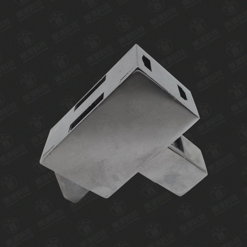 DK637 hasp lock, square button impact latch lock, automatic closing push-type chassis cabinet door lock