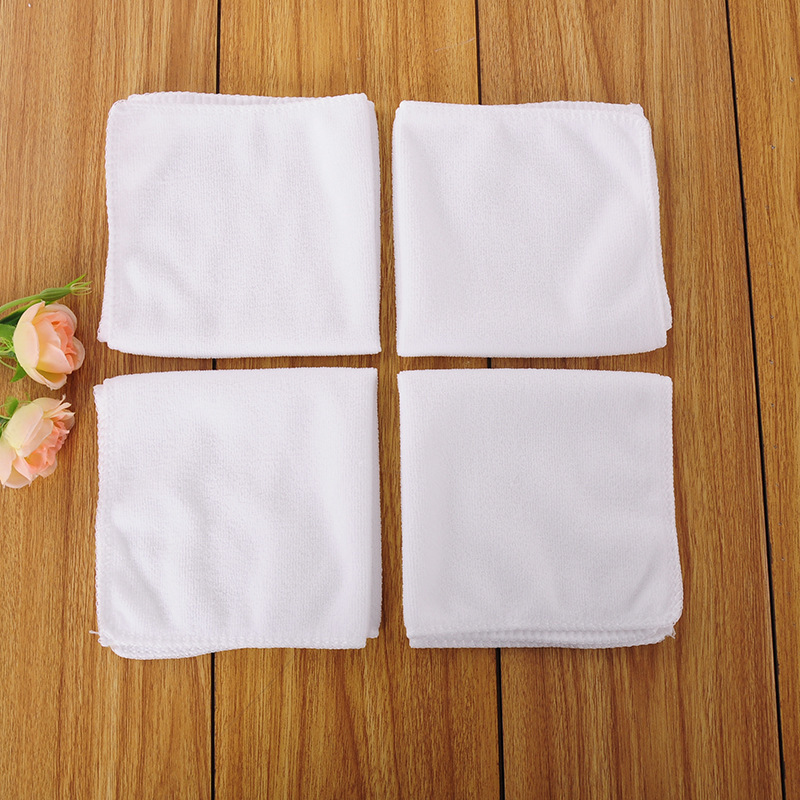 Wholesale white square towel small square towel kitchen absorbent small towel hotel square towel kindergarten hand wipe white square towel Wholesale white square towel small square towel kitchen absorbent small towel hotel square towel kindergarten hand wipe white square towel