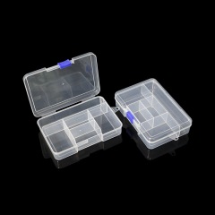 5格固定プラスチック収納ケース5格pp首飾りケース整理ケース便利ケース金物工具小部品ケース