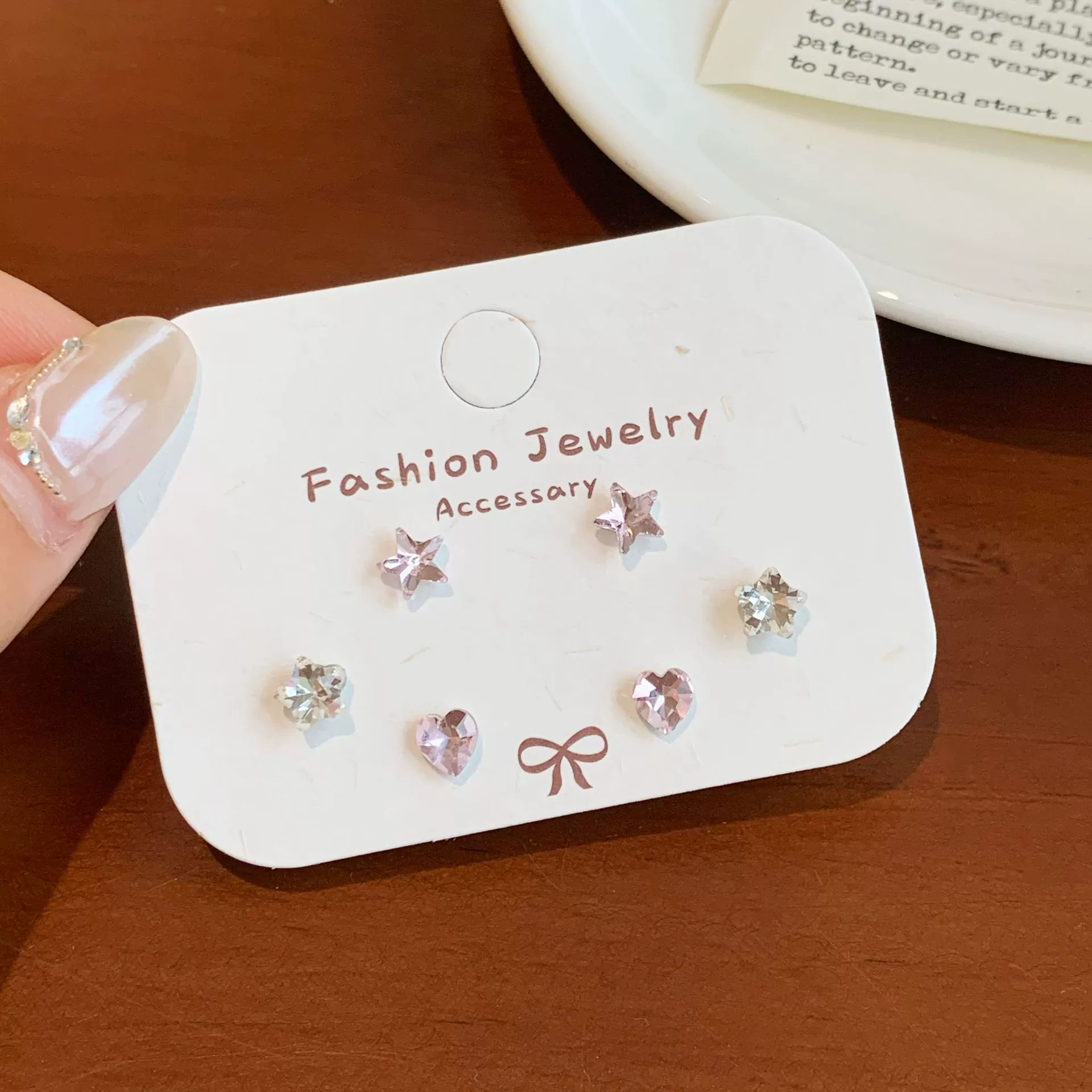Stud Earrings (Millennium Rose) 8 mm rose‑cut zircon, straight‑pin and flat‑back screw options, assorted colors